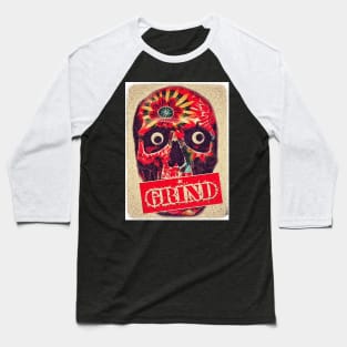 Flower Skull Baseball T-Shirt